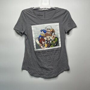 Kingdom Hearts Womens Disney Group Photograph Graphic T-Shirt  Size M